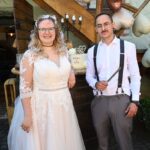 Anne und Jan feiern am Hof alla Cava ihre Hochzeit: Brautpaar