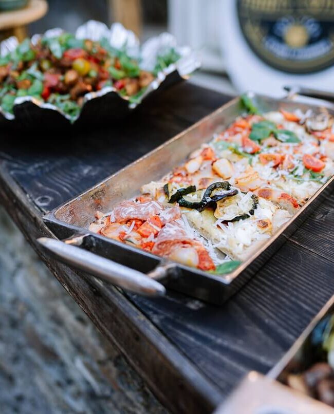 Essen bei der Hochzeit