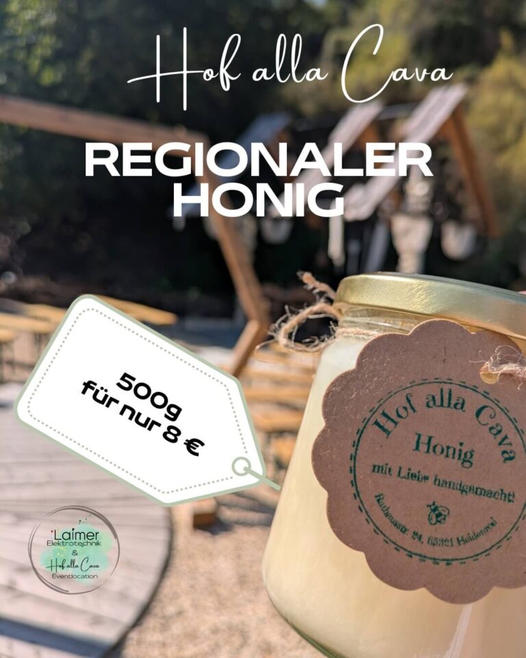 Regionaler Honig vom Hof alla Cava
