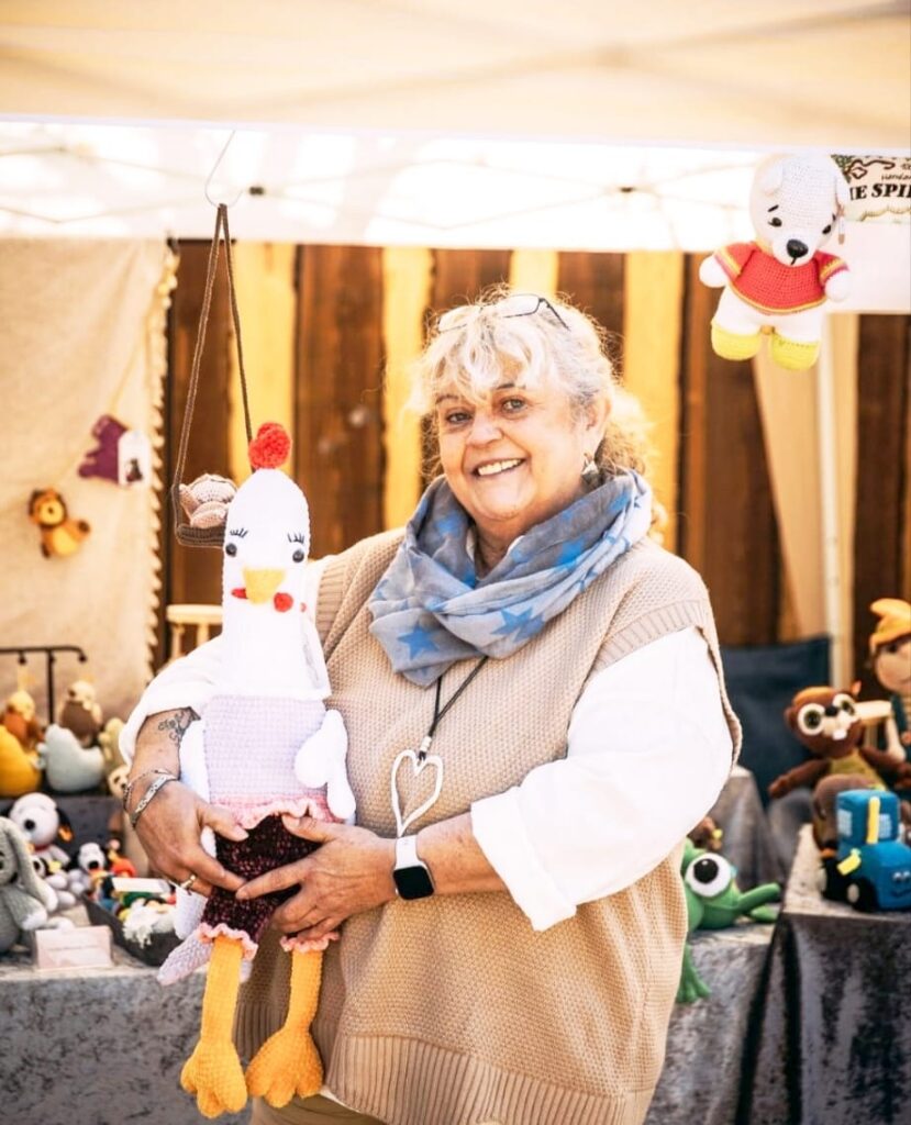 Heike Wiesner-Höhn und ihre Amigurumis für Kinder, Kooperationspartnerin vom Hof alla Cava
