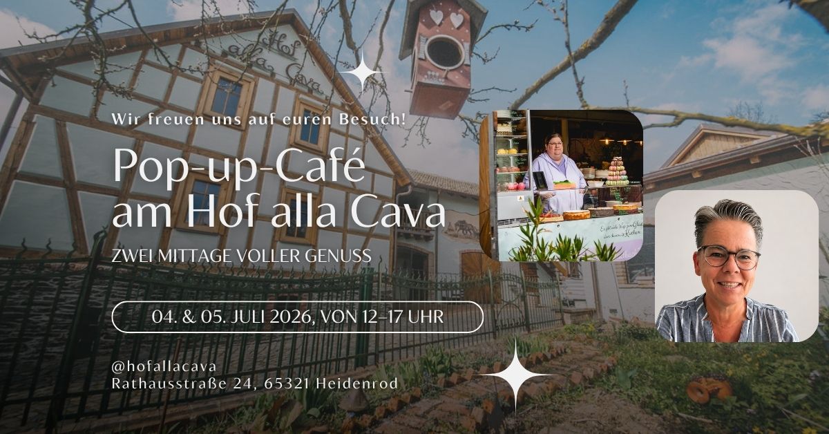 Pop-up-Café am Hof alla Cava